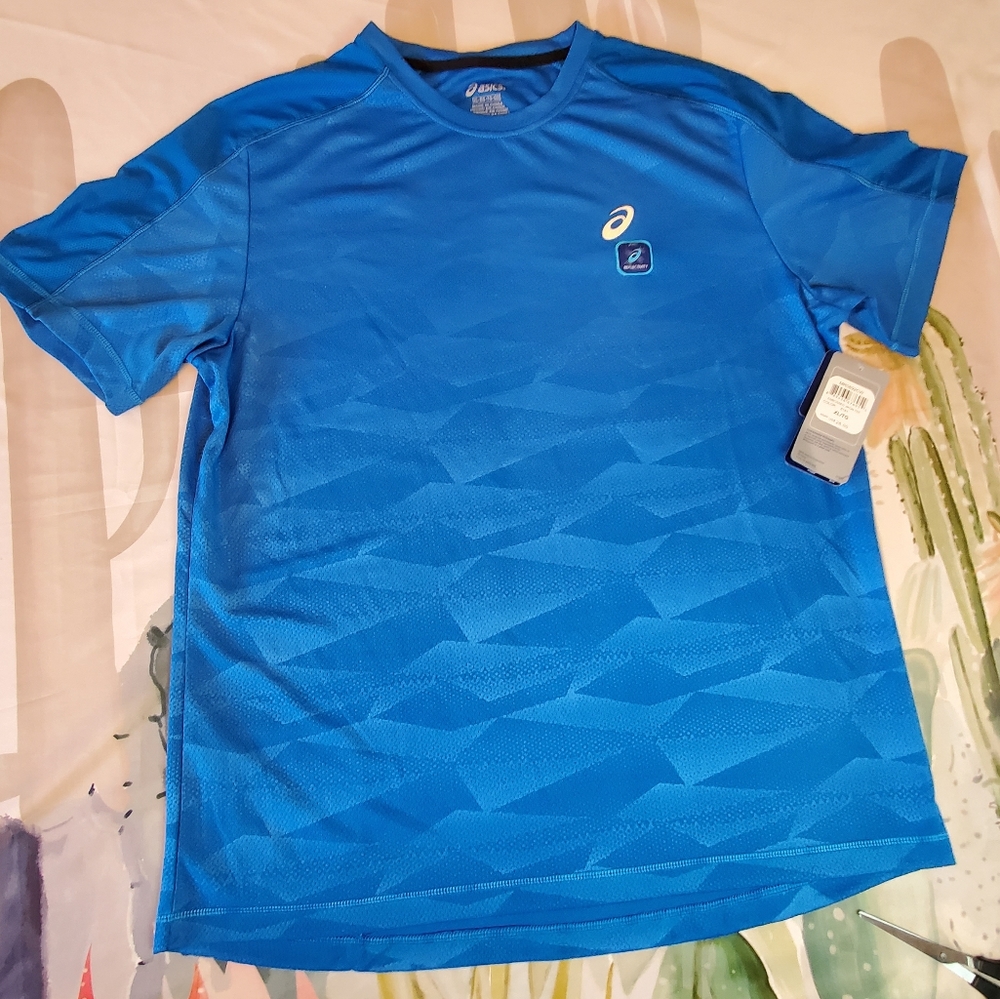 Mens blue XL Asics hydrology shirt